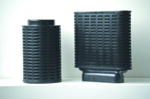 Schwarze Plasma-Filter (Ablufthauben)