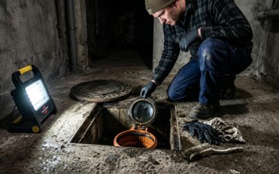 Rückstauschutz am Haus gegen Starkregen im Keller