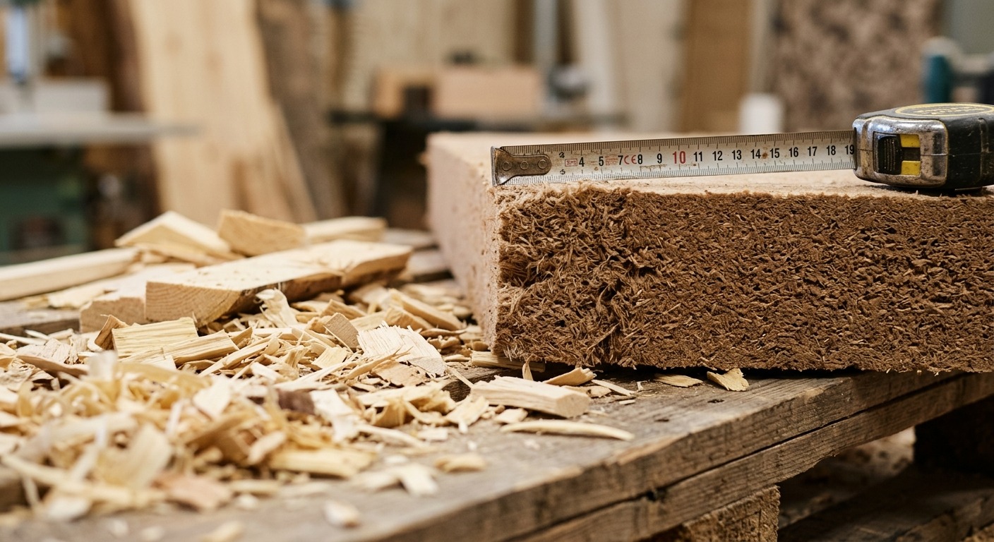 Holzfaserdämmung im Aufbau und mit allen Kennwerten